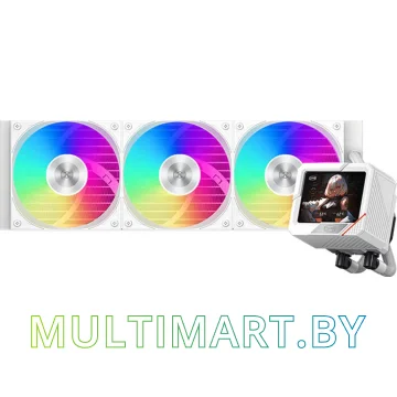 Кулер PCCooler GT360 ARGB Display (белый)